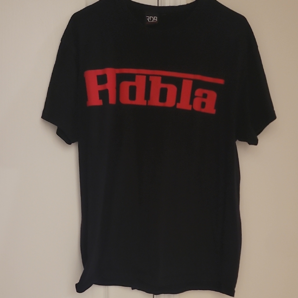 Black and Red Graphic Tee